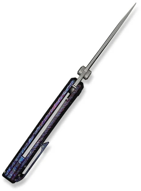Нож складной туристический Weknife Dracarys 9.1 см Böhler M390 / 6AL4V Пламенный (WE25061B-3) - изображение 3