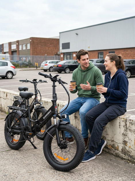 Велосипед електричний потужний складний електро фетбайк для дорослих fatbike з фарою корзиною та крилами жіночий чоловічий електровелосипед з широкими колесами для міста села Shimano на акумуляторі 750W 48V 13Ah LOTDM20 SAMEBIKE Чорний глянсовий 73889 - Фото 9 Велосипед електричний потужний складний електро фетбайк для дорослих fatbike з фарою корзиною та крилами жіночий чоловічий електровелосипед з широкими колесами для міста села Shimano на акумуляторі 750W 48V 13Ah LOTDM20 SAMEBIKE Чорний глянсовий 73889 - зображення 9