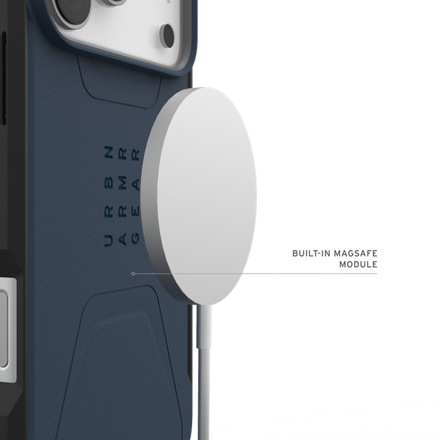 Чохол протиударний UAG Civilian MagSafe (Original) для Iphone 17 Pro Mallard 114545115555 - Фото 8 Чохол протиударний UAG Civilian MagSafe (Original) для Iphone 17 Pro Mallard 114545115555 - зображення 8