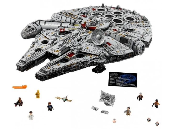 Конструктор Star Wars Сокол тысячелетия, 7541 деталей - Фото 1 Конструктор Star Wars Сокол тысячелетия, 7541 деталей - изображение 1