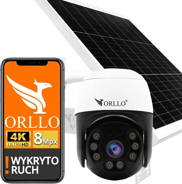 IP-камера ORLLO Z20 4K з сонячною панеллю (Z20-SM6030) - Фото 1 IP-камера ORLLO Z20 4K з сонячною панеллю (Z20-SM6030) - зображення 1