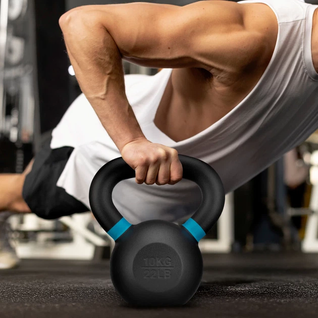 Гиря Gymtek G-42589 чавунна 10 кг Чорна (5905884425893) - Фото 10 Гиря Gymtek G-42589 чавунна 10 кг Чорна (5905884425893) - зображення 10