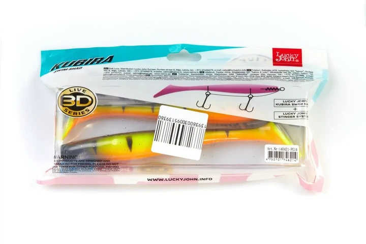 Віброхвіст KUBIRA SWIM SHAD 7,0in PG14 м'яка приманка 2 шт (набір 2 шт) - Фото 4 Віброхвіст KUBIRA SWIM SHAD 7,0in PG14 м'яка приманка 2 шт (набір 2 шт) - зображення 4