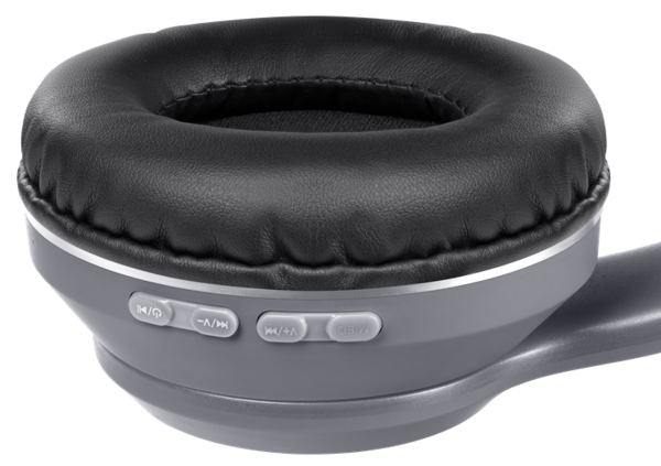 Навушники Defender FreeMotion B571 Bluetooth LED Gray (63571) - зображення 5