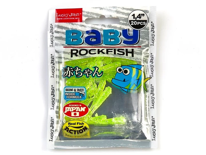 Виброхвост Baby Rockfish LJ Pro Series 1,4" силиконовый цвет 071 для ловли рыбы со льда - Фото 3 Виброхвост Baby Rockfish LJ Pro Series 1,4" силиконовый цвет 071 для ловли рыбы со льда - изображение 3
