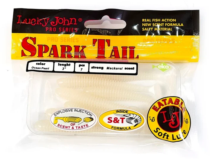 Виброхвіст LJ Pro Series Spark Tail 3,0in м'який пластик 033 7шт (набір 7 шт) - Фото 3 Виброхвіст LJ Pro Series Spark Tail 3,0in м'який пластик 033 7шт (набір 7 шт) - зображення 3