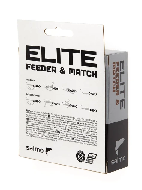 Волосінь монофільна Salmo Elite FEEDER & MATCH 150 м Японський матеріал Білий - зображення 2