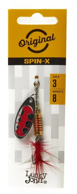 Обертающая блесна Lucky John SPIN X ROUND 03 8,0 г металл SX1 - Фото 3 Обертающая блесна Lucky John SPIN X ROUND 03 8,0 г металл SX1 - изображение 3