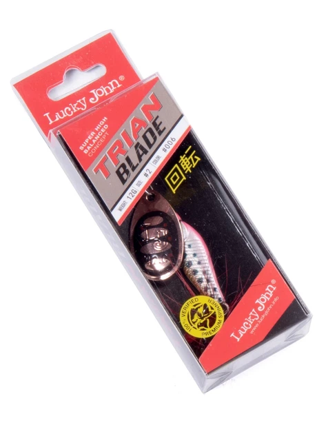 Блесна оберталка Lucky John Trian Blade Round 12.0 г латунь цвет 006 - Фото 2 Блесна оберталка Lucky John Trian Blade Round 12.0 г латунь цвет 006 - изображение 2