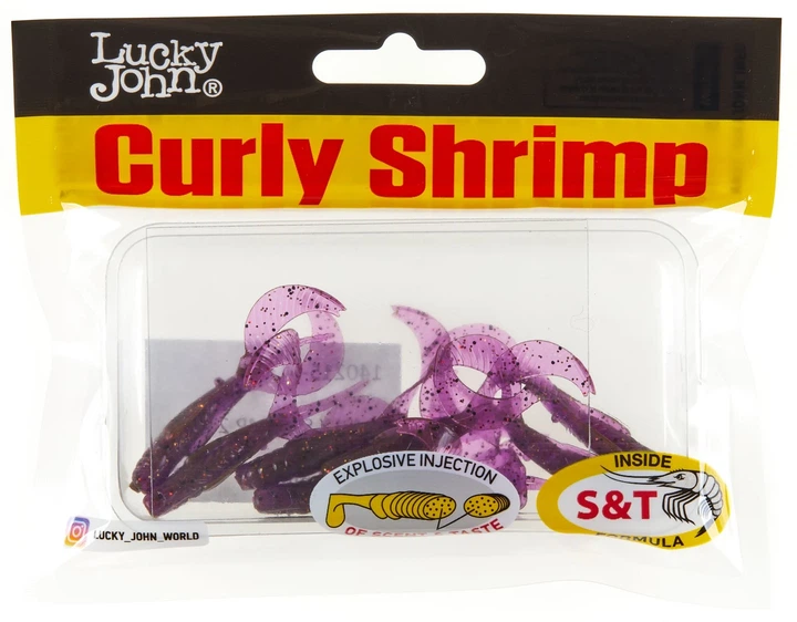 Їстівні твістери LJ Pro Series Curly Shrimp 2,0in S13 силікон 10 шт (набір 10 шт) - Фото 3 Їстівні твістери LJ Pro Series Curly Shrimp 2,0in S13 силікон 10 шт (набір 10 шт) - зображення 3