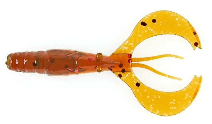 Съедобные твистеры LJ Pro Series Curly Shrimp 3,0in PA16 силиконовые 7 шт (набор 7 шт) - изображение 2