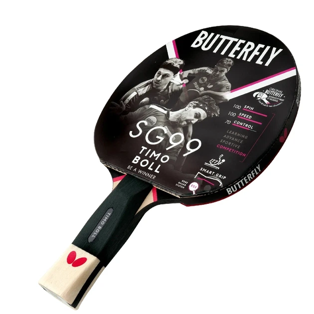 Ракетка для настольного тенниса Butterfly Timo Boll SG99 1,8 мм 170 г конусная - изображение 2