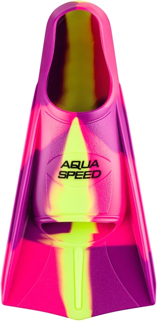 Ласты Aqua Speed силиконовые 37-38 розовые фиолетовые желтые - Фото 5 Ласты Aqua Speed силиконовые 37-38 розовые фиолетовые желтые - изображение 5