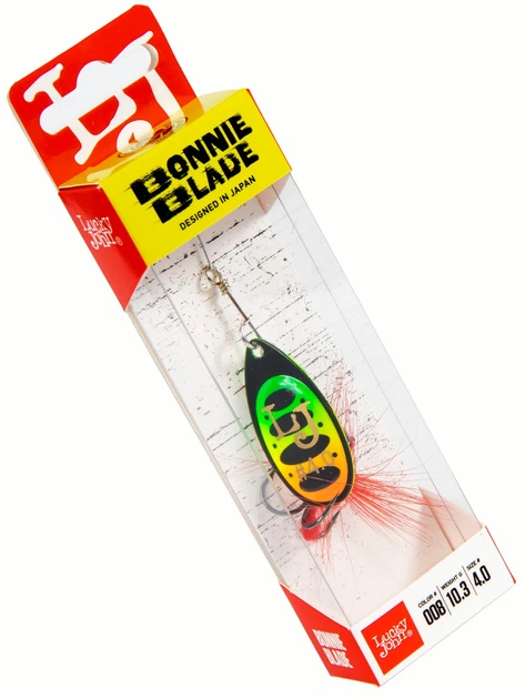 Блесна вращающаяся Lucky John Bonnie Blade 4 10,3 г латунь цвет 008 - Фото 3 Блесна вращающаяся Lucky John Bonnie Blade 4 10,3 г латунь цвет 008 - изображение 3