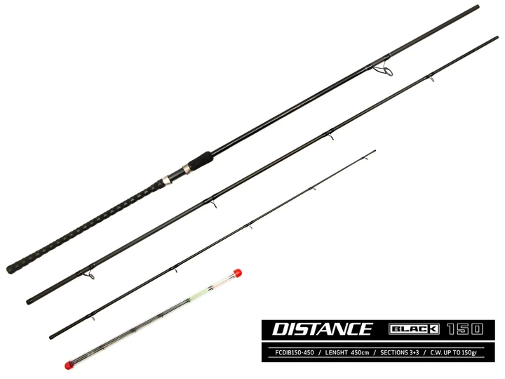 Фидерное удилище Feeder Concept Distance BLACK 150 4.50 м углеволокно HMC 352 г - Фото 1 Фидерное удилище Feeder Concept Distance BLACK 150 4.50 м углеволокно HMC 352 г - изображение 1