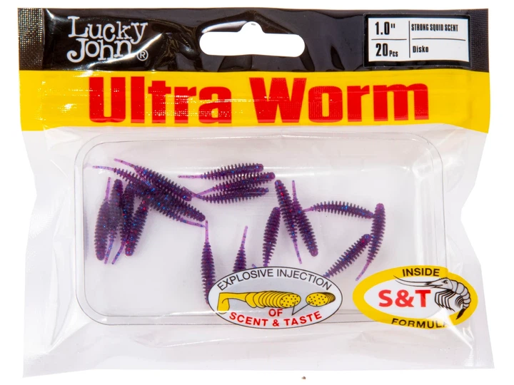 Слаги їстівні LJ Pro Series ULTRAWORM 1,0in S63 силікон 20 шт - зображення 3