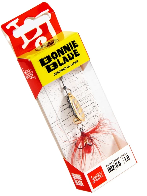 Блесна вращающаяся Lucky John Bonnie Blade 1 3,5 г латунь цвет 002 - Фото 4 Блесна вращающаяся Lucky John Bonnie Blade 1 3,5 г латунь цвет 002 - изображение 4
