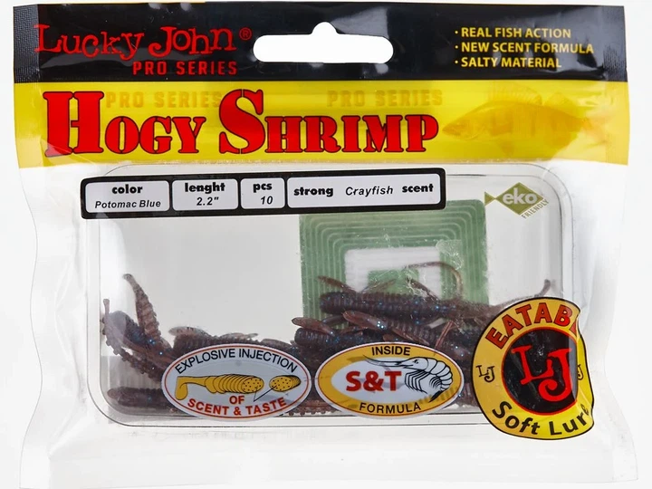 Віброхвіст Hogy Shrimp 2,2in S19 їстівний 10 шт (набір 10 шт) - зображення 3