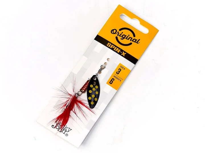 Обертающая блесна Lucky John SPIN X LONG 6,0 г BF для ловли в стоячих водоемах - Фото 4 Обертающая блесна Lucky John SPIN X LONG 6,0 г BF для ловли в стоячих водоемах - изображение 4