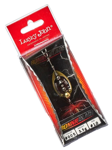 Блесна оберталка Lucky John Bonnie Blade 1 3,5 г латунь цвет 005 - изображение 2