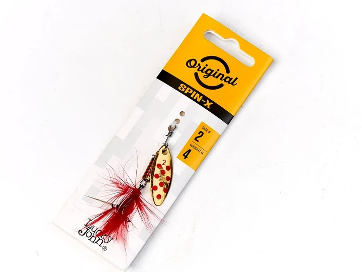 Обертающая блесна Lucky John SPIN X LONG 4,0 г металл GR - изображение 2