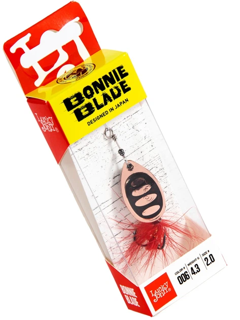 Блесна оберталка Lucky John Bonnie Blade 4,3 г латунь цвет 006 - изображение 3