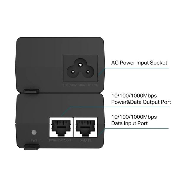 Адаптер PoE TP-Link POE160S - Фото 3 Адаптер PoE TP-Link POE160S - изображение 3