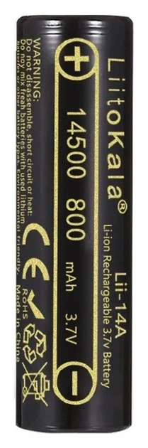 Акумулятор LiitoKala Lii-14A 14500 800mah battery (FNR_Lii-14A) - зображення 3