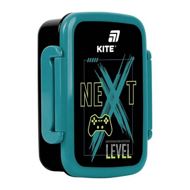 Ланчбокс Kite Next Level, 420 мл, с разделителем (K26-160-2) - Фото 1 Ланчбокс Kite Next Level, 420 мл, с разделителем (K26-160-2) - изображение 1