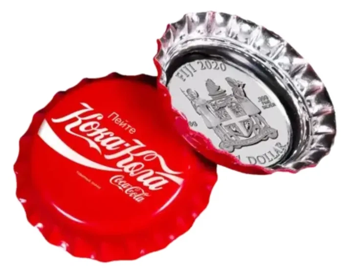 Колекційна срібна монета "Coca-Cola – Кока-Кола" 6 г 2020 рік - изображение 4