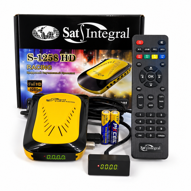 Супутниковий тюнер Sat-Integral S-1258 HD RACING - изображение 4