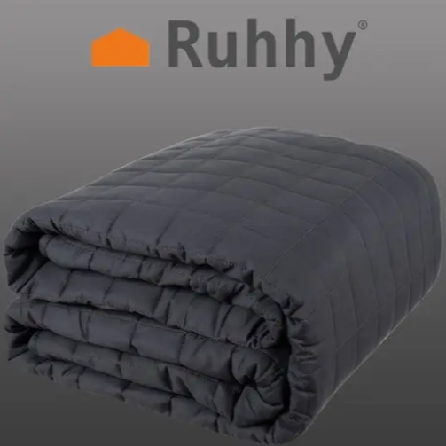 Утяжеленное гравитационное одеяло 8 кг Ruhhy 150х200 утяжеленное одеяло для сна антистрессовое - изображение 3