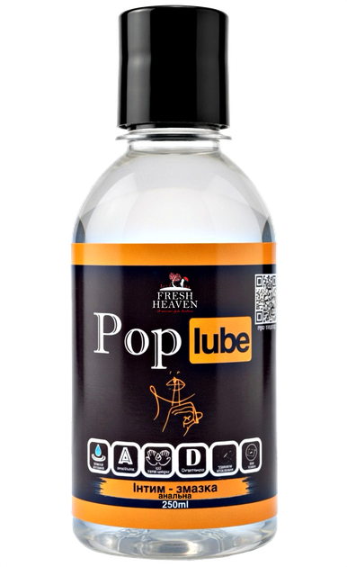 Интим-смазка анальная Fresh Heaven Pop Lube 250ml (Travel версия) - Фото 1 Интим-смазка анальная Fresh Heaven Pop Lube 250ml (Travel версия) - изображение 1