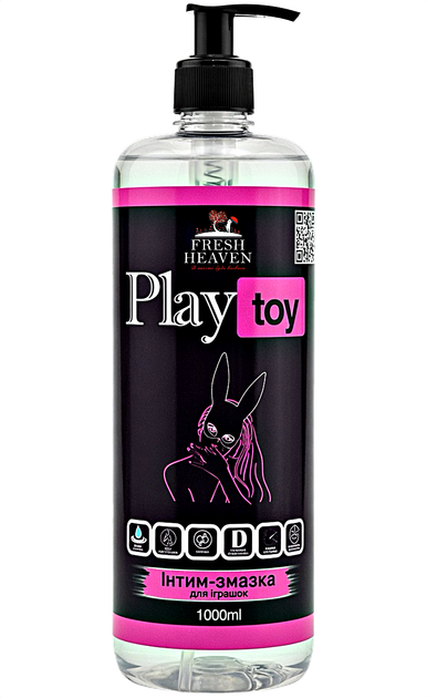 Iнтим-змазка для іграшок Fresh Heaven Play Toy 1000ml (Home версія) - Фото 1 Iнтим-змазка для іграшок Fresh Heaven Play Toy 1000ml (Home версія) - зображення 1