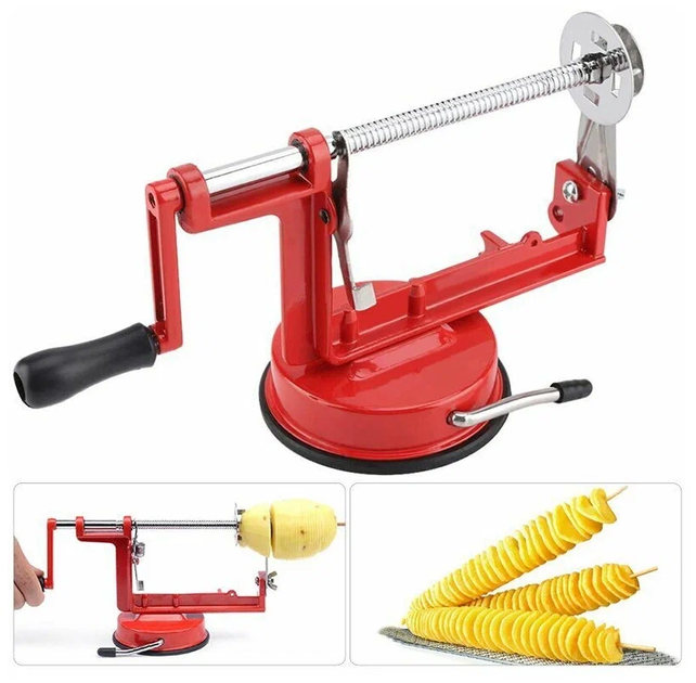 Машинка для різання картоплі спіраллю SPIRAL POTATO SLICER апарат для нарізування картоплі для чіпсів - зображення 5