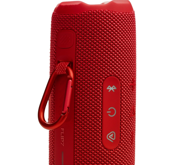 Портативная колонка JBL Flip 7 Bluetooth IP68 35 Вт - Красная - изображение 3