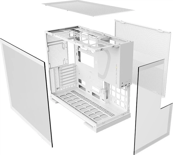 Корпус Geometric Future Model 5 Glass White (GEO-M5-W) - зображення 8