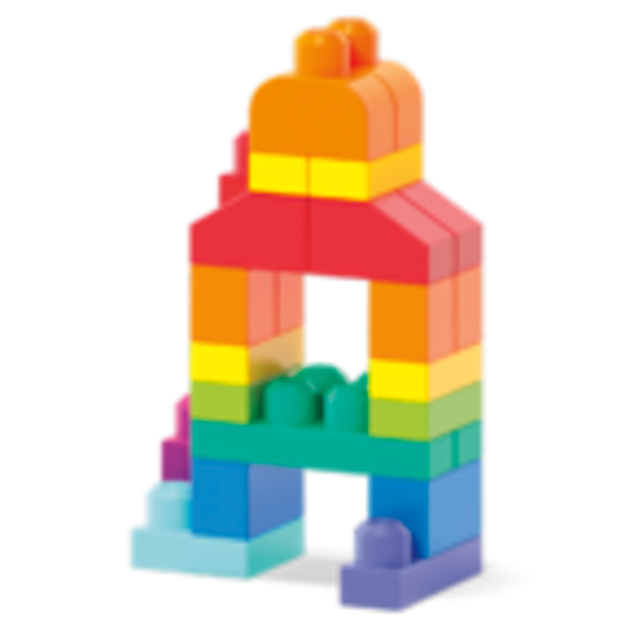 Конструктор Mega Bloks First Builders классический 60 деталей - Фото 2 Конструктор Mega Bloks First Builders классический 60 деталей - изображение 2