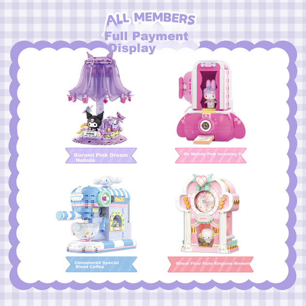Лучшая игрушка из серии «Розовый дом мечты» от Sanrio Family: конструктор «Специальный кофе Синнаморолл» и пазл. Подарок на день рождения для девочки. - изображение 5