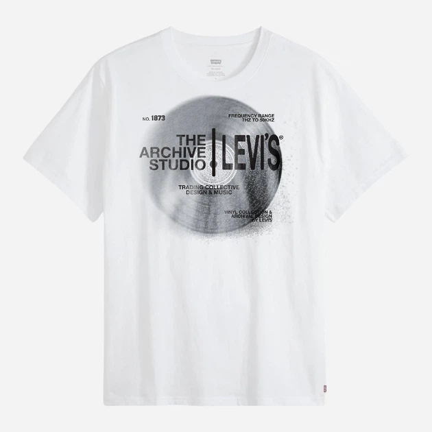 Футболка хлопковая мужская Levi`s 356598010 M Белая (1160287290) - изображение 5