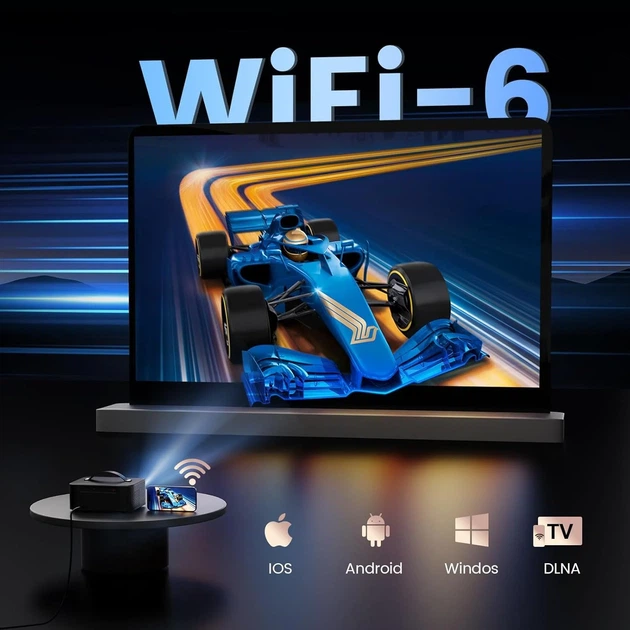 Проектор ONOAYO Ono 3 Pro Full HD Wi-Fi Bluetooth (102203920) - Фото 6 Проектор ONOAYO Ono 3 Pro Full HD Wi-Fi Bluetooth (102203920) - изображение 6
