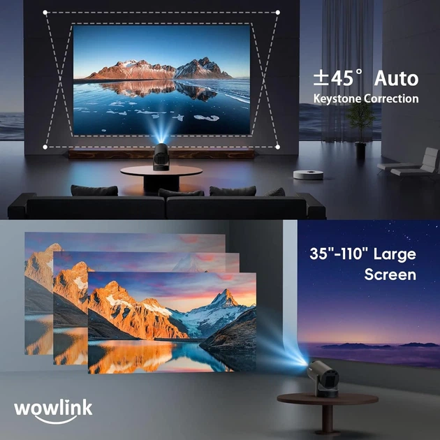 Проектор Wowlink W210 HD Wi-Fi Bluetooth Android (102207193) b2 - изображение 4