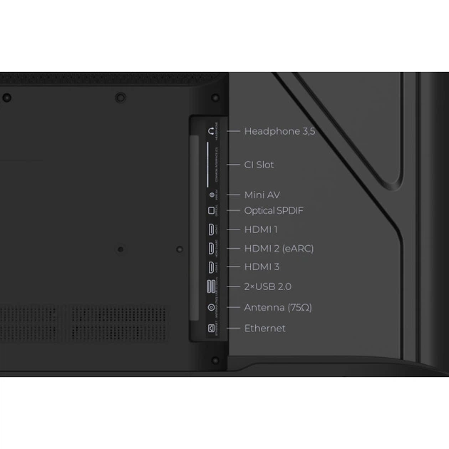 Телевизор KIVI 55U800KB 55" LCD LED 4K UHD Google TV LAN Wi-Fi Black - изображение 6