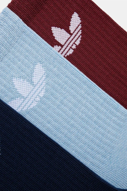 Шкарпетки Adidas TR CREW S 6 пар XL (46-48) 65% бавовна зелений, білий, блакитний, чорний, темно-зелений, бордовий - Фото 2 Шкарпетки Adidas TR CREW S 6 пар XL (46-48) 65% бавовна зелений, білий, блакитний, чорний, темно-зелений, бордовий - зображення 2