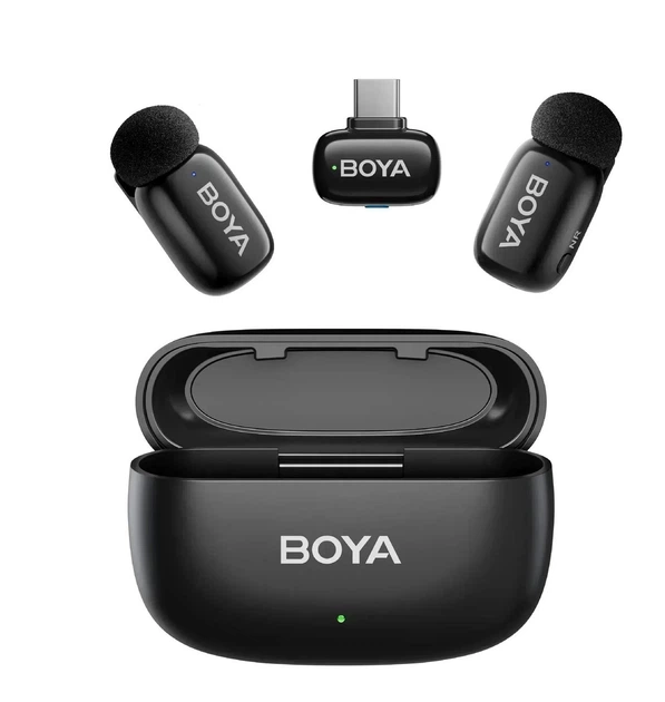 Бездротовий AI мікрофон BOYA Magic-02 4-в-1 для смартфонів, камер та ПК (789011) - Фото 1 Бездротовий AI мікрофон BOYA Magic-02 4-в-1 для смартфонів, камер та ПК (789011) - изображение 1