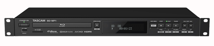 Програвач Tascam BD-MP1 Blu-Ray Player (4907034131594) - Фото 1 Програвач Tascam BD-MP1 Blu-Ray Player (4907034131594) - зображення 1