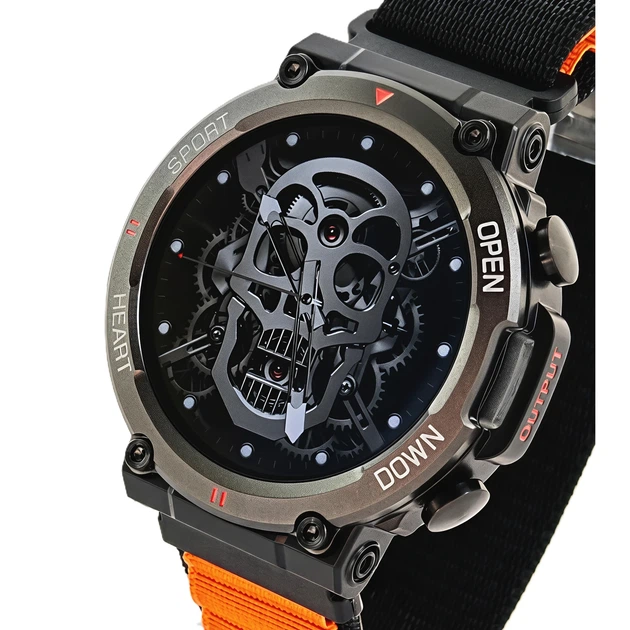 Умные часы Smart Storm Cyber Orange 45х15 мм Поликарбонат Каучук/Нейлон Оранжевый - изображение 4
