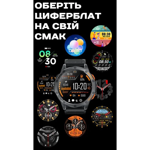 Розумний годинник Smart GPS Max AMOLED 51х15 мм Сталь Чорний - Фото 10 Розумний годинник Smart GPS Max AMOLED 51х15 мм Сталь Чорний - зображення 10
