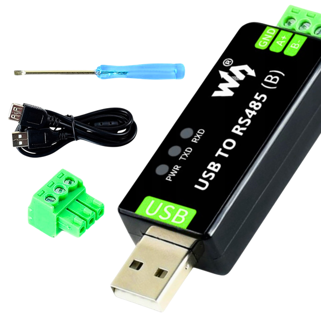 Конвертер USB - RS485, чіпсет CH343, Industrial, Waveshare 22456 45651 - изображение 6
