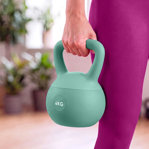 Гиря Gymtek FlexLift G-42650 м'яка 6 кг Бірюзова (5905884426500) - Фото 12 Гиря Gymtek FlexLift G-42650 м'яка 6 кг Бірюзова (5905884426500) - зображення 12